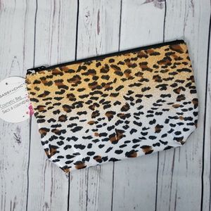 NWT Cheetah Print Cosmetic Bag